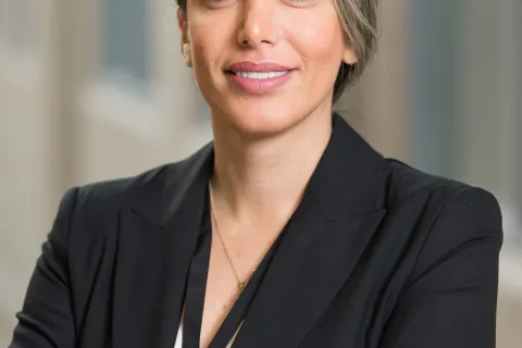 A headshot of Dr. Samira Ghorbani smiling