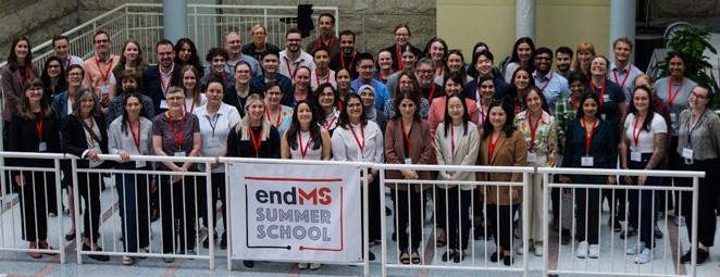 [Participants of the 2024 endMS Summer School including staff, trainees, and researchers]