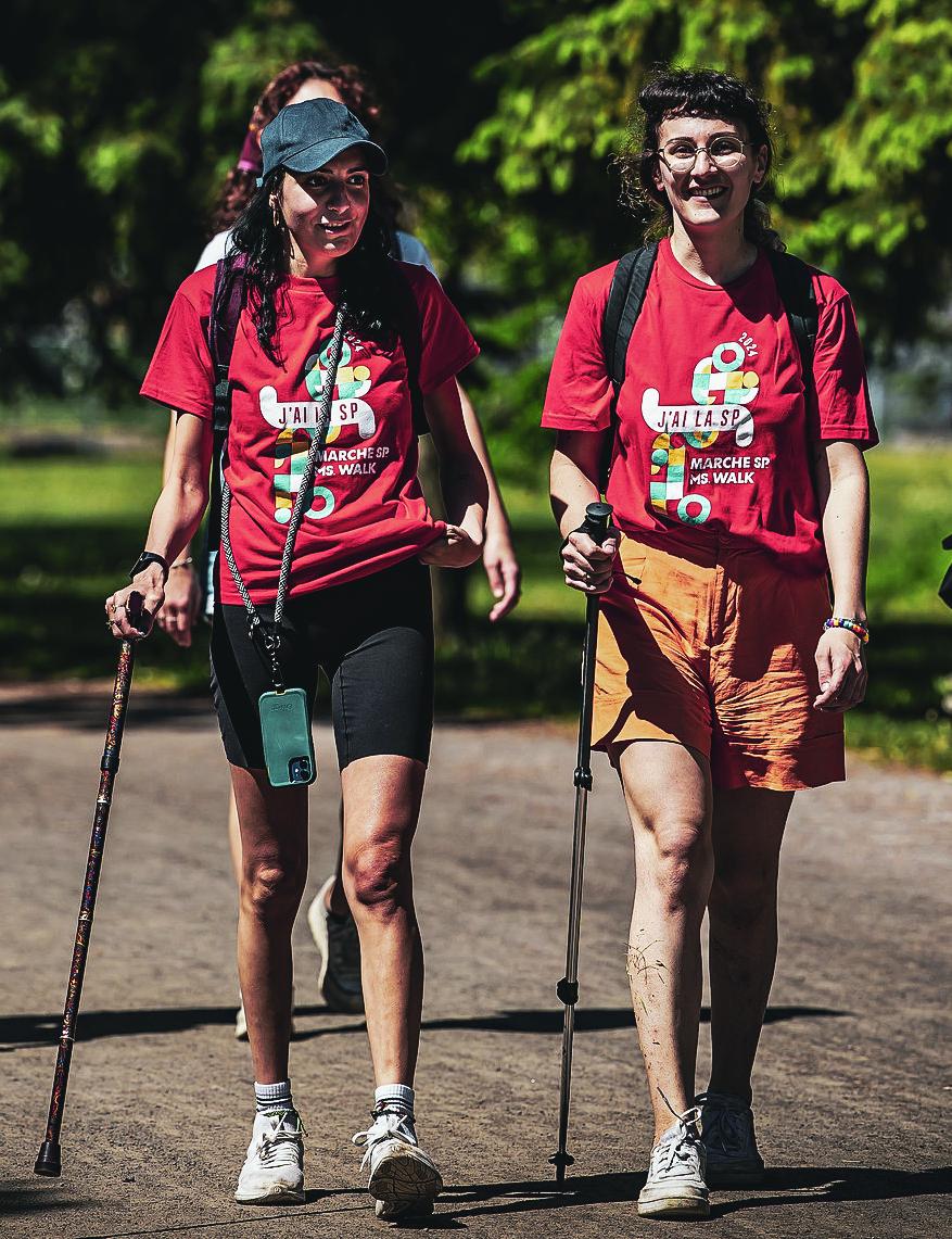 MS Walk participants